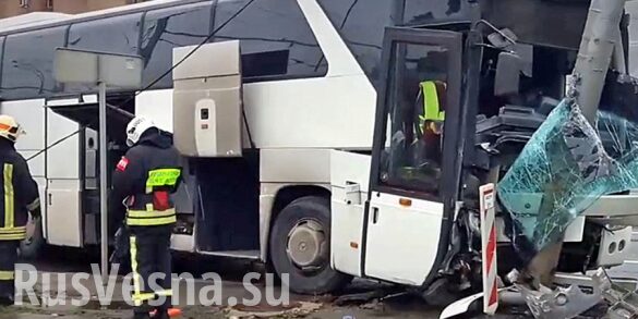 Автобус с китайцами попал в ДТП в Москве: 29 пострадавших, из них 19 — дети (+ФОТО, ВИДЕО)