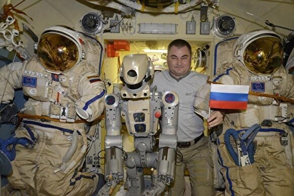 Космонавты долго не могли включить робота Федора, прилетевшего на МКС
