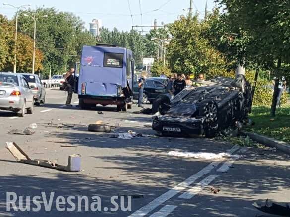Смертельное ДТП в Донецке: полиция разыскивает водителя, убившего 4 человек (ВИДЕО)
