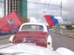 В ЮВАО начался автопробег ретроавтомобилей, приуроченный ко Дню государственного флага