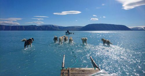 Ледяные плиты Гренландии просто гонят талые воды в океан – Учёные