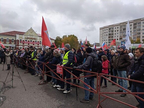 В Архангельске задержаны участники митинга против строительства мусорного полигона