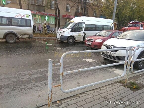 В Челябинске в очередном ДТП с маршрутками пострадали 11 человек