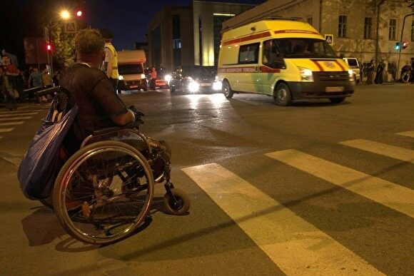 В Москве на Новом Арбате машина сбила инвалида-колясочника