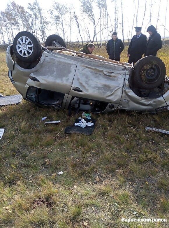 В Челябинской области водитель уснул за рулем. Один человек погиб, четверо ранены