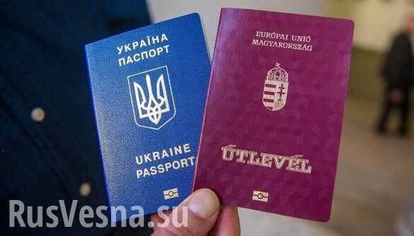 Венгрия отбирает европейские паспорта у обнаглевших украинцев