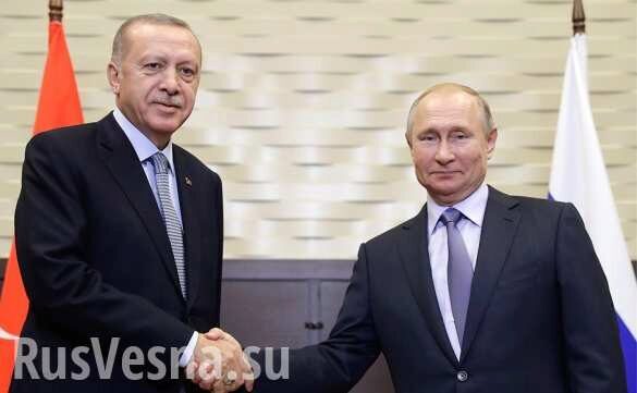 Путин и Эрдоган обсудили «Турецкий поток» и военное сотрудничество