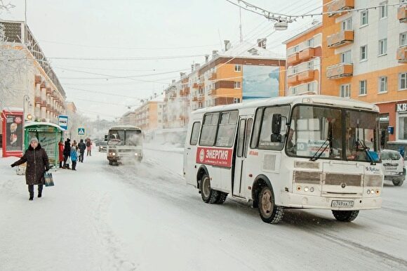В Кургане из-за морозов на маршруты вышло лишь 89% автобусов