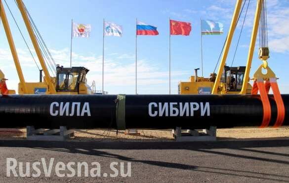 МОЛНИЯ: Дан старт поставкам газа в Китай по «Силе Сибири» (ВИДЕО)