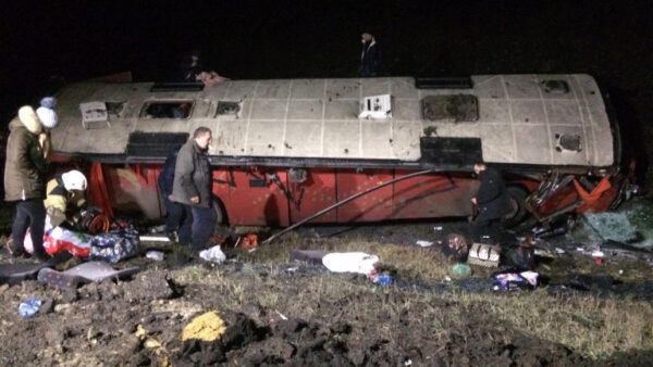 По факту перевернувшегося автобуса «Москва-Тбилиси» возбуждено уголовное дело