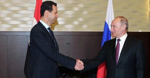 Президент России Владимир Путин совершает визит в Дамаск