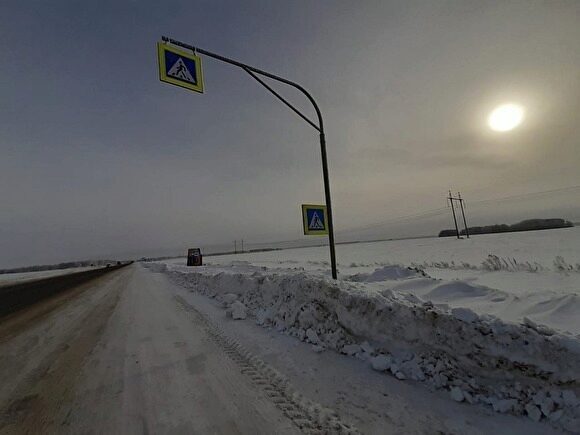 В Зауралье на трассе «Иртыш» выявлены массовые нарушения при очистке дороги от снега
