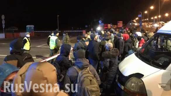 Украинцы штурмуют границу «неньки» со стороны Польши: «родина» назад не пускает (+ФОТО, ВИДЕО)