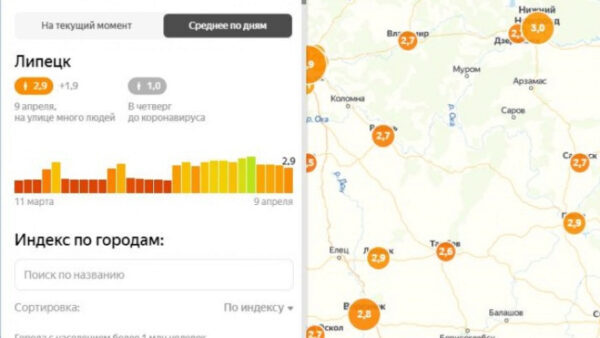 «Яндекс»: липчанам все труднее оставаться дома