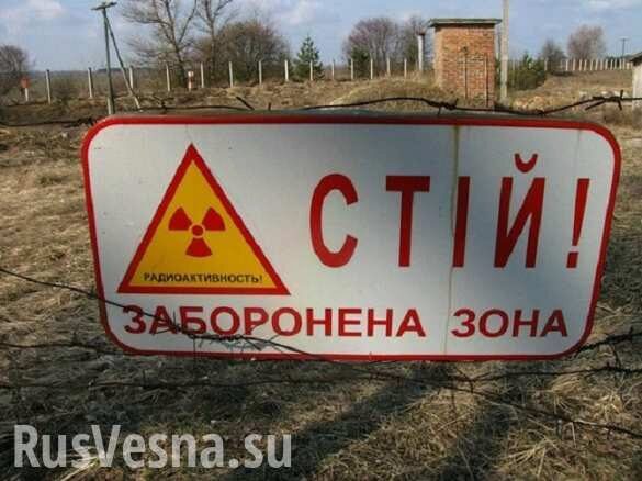 Под Чернобылем бушует мощный пожар