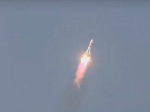 ﻿Запуск космического корабля «Союз МС-16» с космодрома Байконур с экипажем МКС прошел успешно