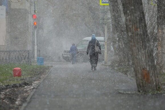 Синоптики обещают мокрый снег в Москве и области