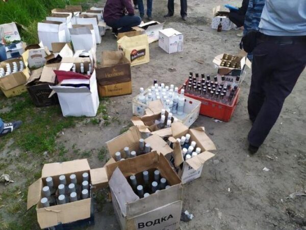 У курганца изъяли контрафактный алкоголь на миллион рублей