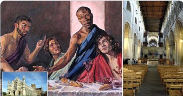 В британском соборе появилась «Тайная вечеря» с чернокожим Иисусом