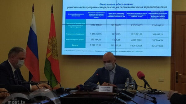 Артамонов рассказал о модернизации поликлиник в Липецкой области