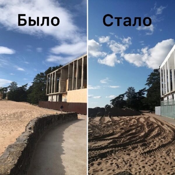 В Петербурге исчезнувшая дюна обнаружена на базе управляющей пляжами компании
