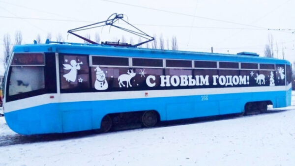 На новогодних каникулах в Липецке будут ездить праздничные вагоны трамваев