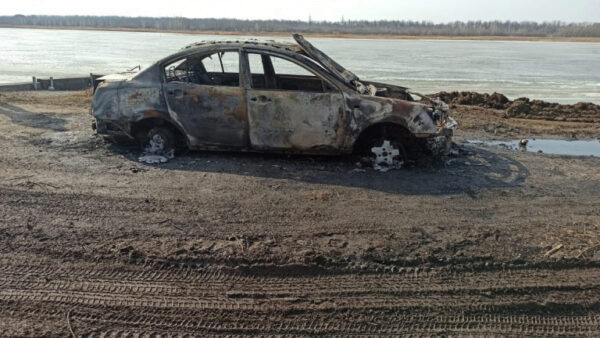 У рыбхоза в Липецкой области сгорел автомобиль «ТагАЗ»