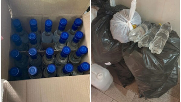 В гараже у липчанина нашли 20 бутылок контрафактного алкоголя
