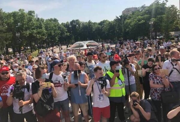 Карта протестной активности в Москве и Московской области 25 июня–1 июля