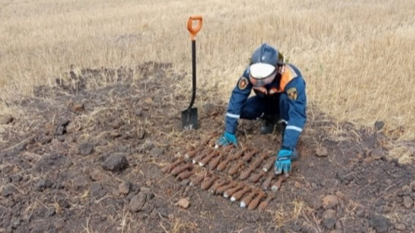 32 мины нашли при раскопках в Липецкой области