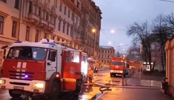 Очередной пожар в доме Басевича. Поджог?