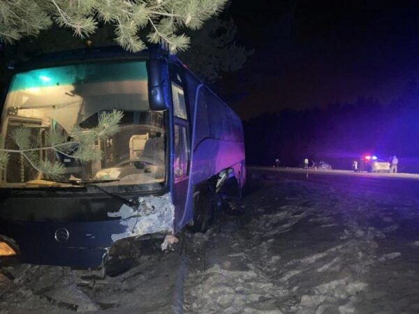 Молодой человек погиб в ночном ДТП с автобусом на уральской трассе