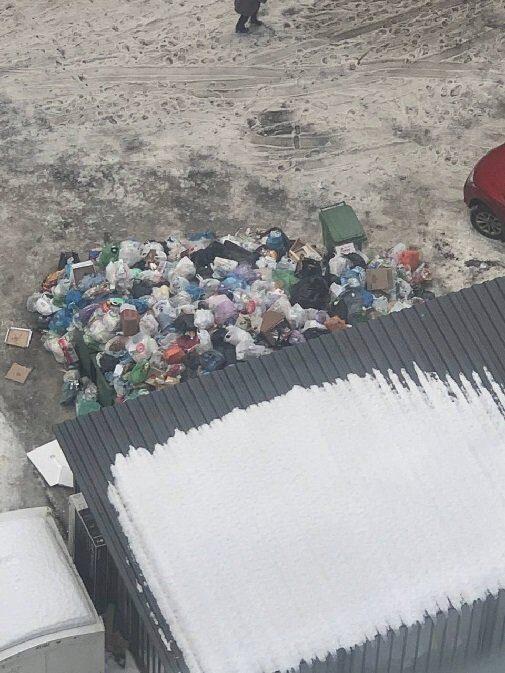 Петербуржцы жалуются на некачественный вывоз мусора