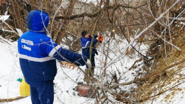 Из-за полуметрового слоя снега часть Липецка может уйти под воду