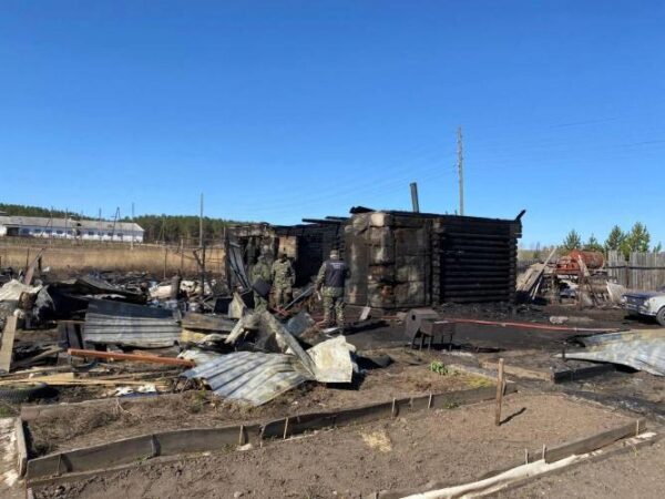 Двое детей и один взрослый погибли во время пожара в жилом доме в Заречном