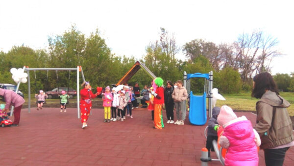 Еще одна современная детская площадка появилась в Липецкой области