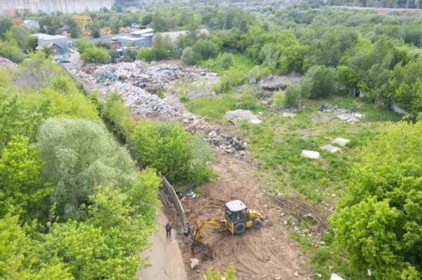 В СВАО Москвы обнаружена незаконная свалка мусора, который могут попытаться замаскировать или перепрятать
